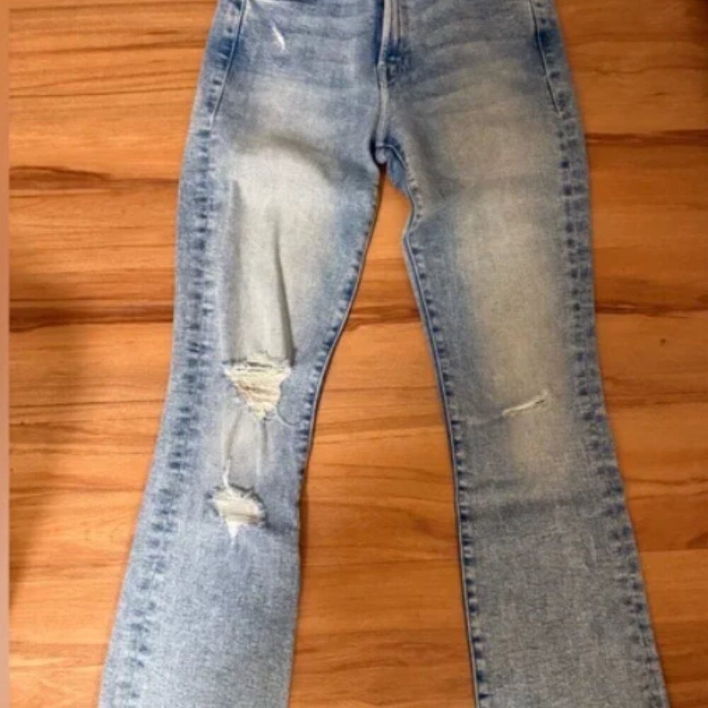 MOTHER Insider Crop Step Fray